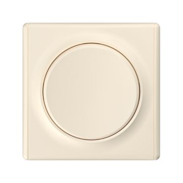 1 gang one-way switch with Florence frame - beige